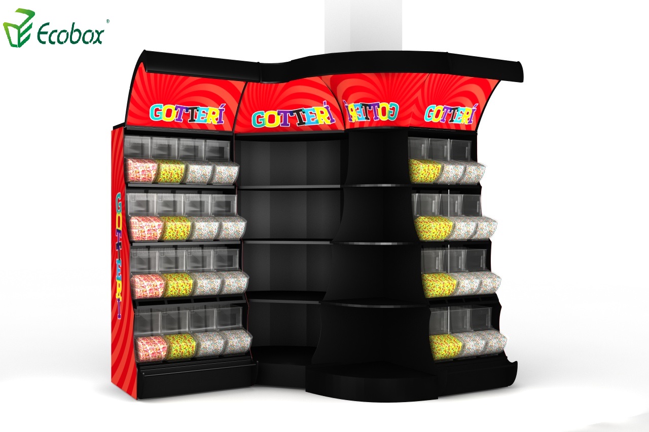 Ecobox TG-061角落糖果货架陈列架